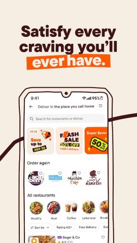 talabat: Food, grocery & more для Android — скриншот 2