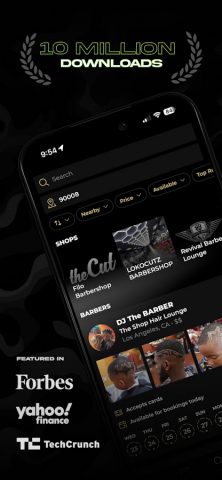 theCut: Find & Book Barbers для Android — скриншот 1