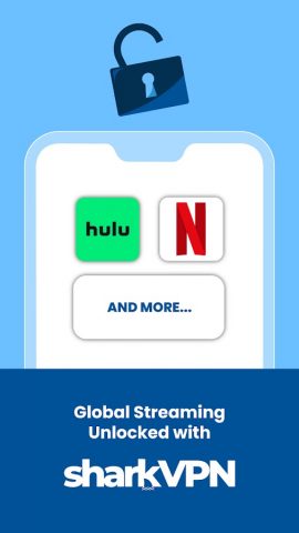 впнбесплатно — Shark VPN для Android — скриншот 1