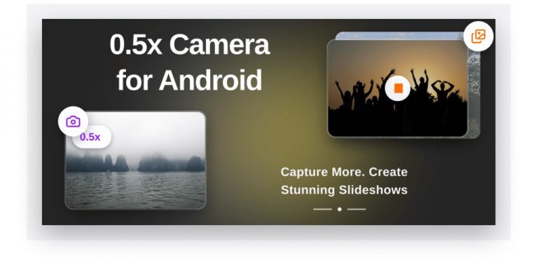 0.5x Camera for android — скриншот 1