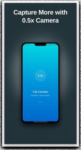 0.5x Camera for android — скриншот 3