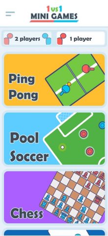 1 vs 1 Minigames: Online games для Android — скриншот 2