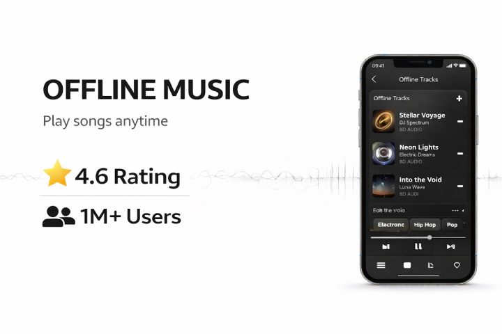 8D музыкальный плеер для Android — скриншот 5