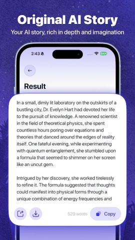 AI Story Generator — Story AI для Android — скриншот 4