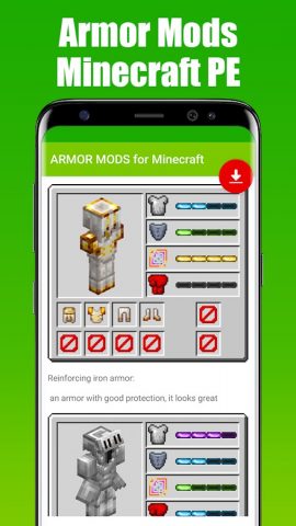 ARMOR MODS for Minecraft для Android — скриншот 5