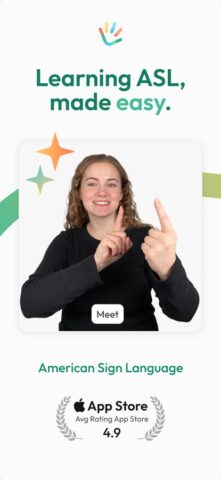 ASL Bloom — Sign Language для iOS — скриншот 1