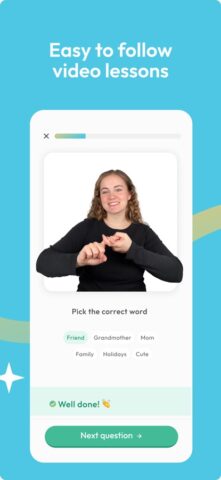 ASL Bloom — Sign Language для iOS — скриншот 3
