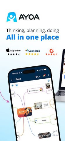 AYOA — Mind Mapping для Android — скриншот 1