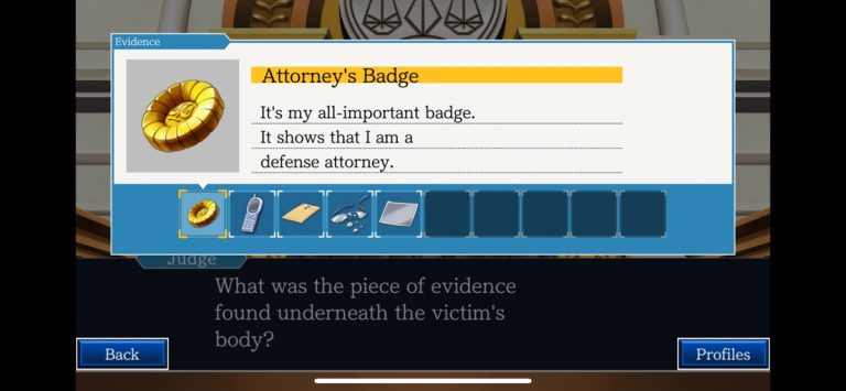 Ace Attorney Trilogy для iOS — скриншот 4