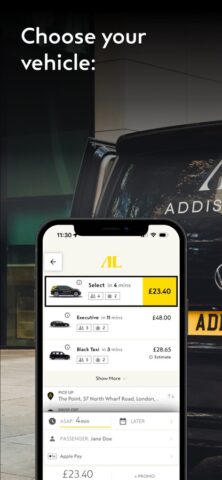 Addison Lee: Taxis & Couriers для iOS — скриншот 2