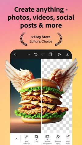 Adobe Express: AI Photo, Video для Android — скриншот 1