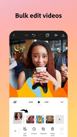 Adobe Express: AI Photo, Video для Android — скриншот 3