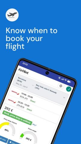 AirHint: Predict Flight Price для Android — скриншот 1
