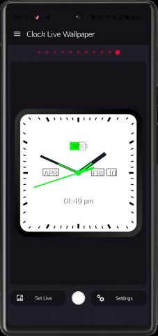 Аналоговые Часы Живые Обои для Android — скриншот 5