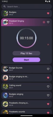 Appp.io — Попугай Звуки для Android — скриншот 2