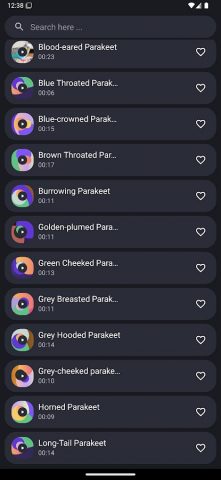 Appp.io — Попугай Звуки для Android — скриншот 3