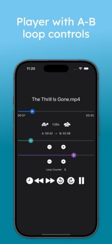 Audio Looper — Audio Repeat для iOS — скриншот 2