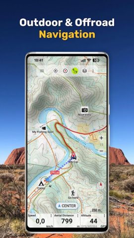 Australia Topo Maps для Android — скриншот 1