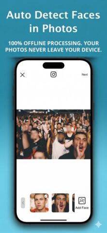 Auto Blur Faces: Photo & Video для iOS — скриншот 5