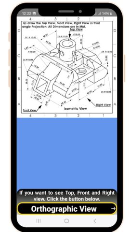 AutoCAD Drawing 2D 3D Exercise для Android — скриншот 1