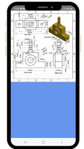 AutoCAD Drawing 2D 3D Exercise для Android — скриншот 2