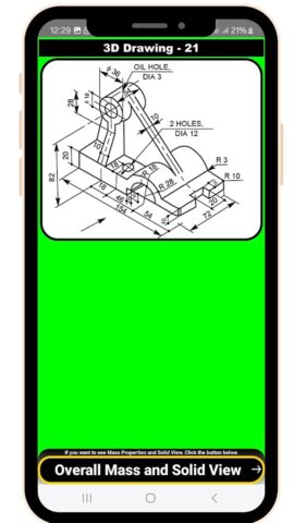 AutoCAD Drawing 2D 3D Exercise для Android — скриншот 5