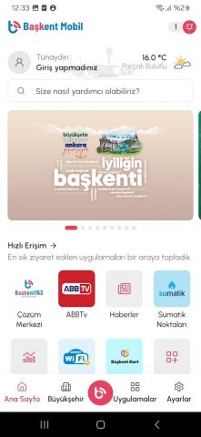 Başkent Mobil для Android — скриншот 1