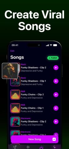 Banger for Artists: AI Music для iOS — скриншот 5