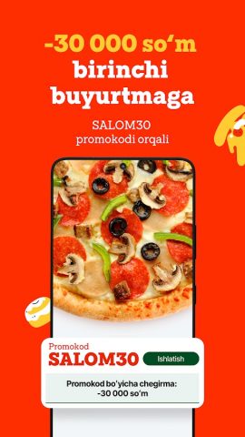 Bellissimo Pizza для Android — скриншот 3
