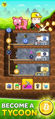 Bitcoin Miner: Idle Tycoon для iOS — скриншот 1