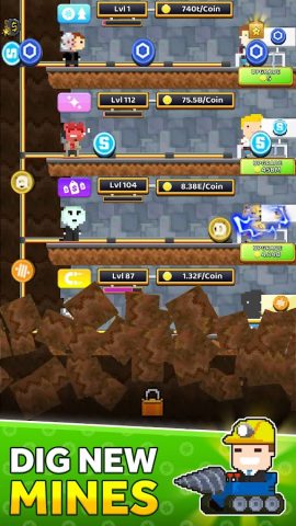 Bitcoin Miner Idle Tycoon Game для Android — скриншот 2