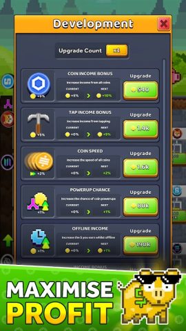 Bitcoin Miner Idle Tycoon Game для Android — скриншот 3