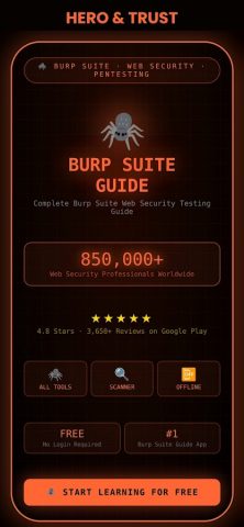 Burp Suite Guide для Android — скриншот 1