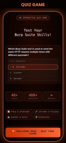 Burp Suite Guide для Android — скриншот 3