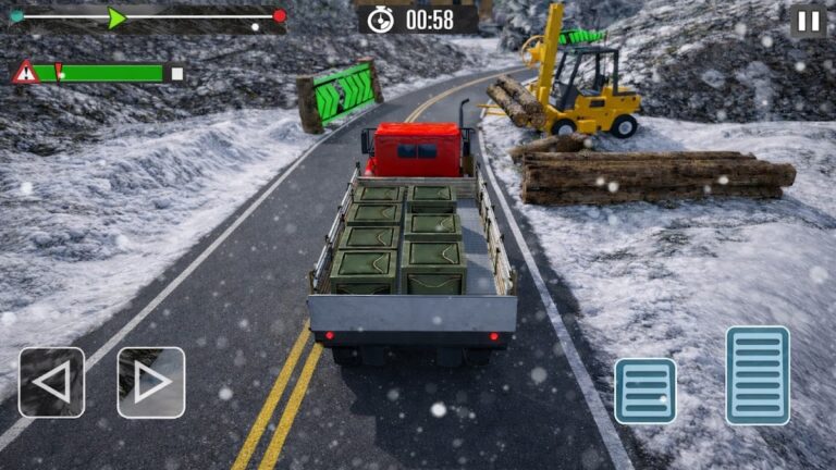 Cargo Truck Driving Simulator для Android — скриншот 1