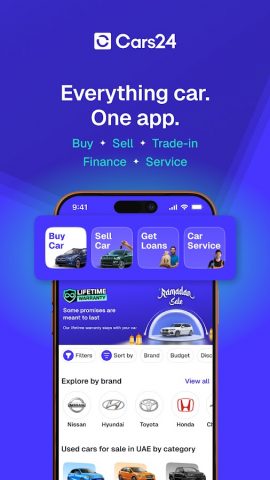 Cars24 UAE: Used cars для Android — скриншот 1