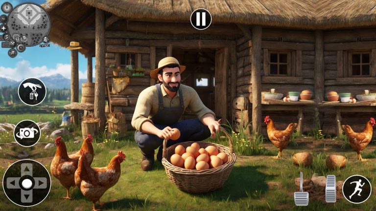 Chicken Farming Egg Farm Game — скриншот 2