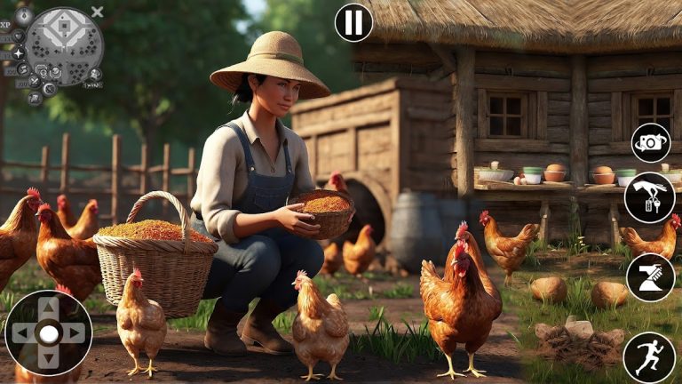 Chicken Farming Egg Farm Game — скриншот 3