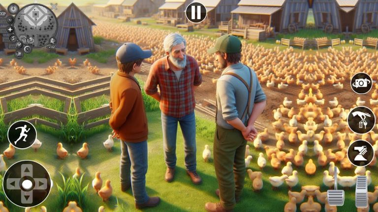 Chicken Farming Egg Farm Game — скриншот 5