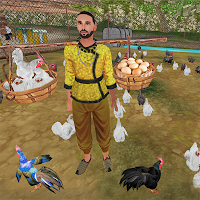 Иконка Chicken Farming Egg Farm Game