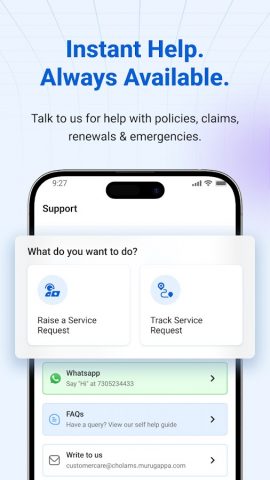 Chola MS Insurance App для Android — скриншот 5