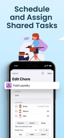 Chore Chart для iOS — скриншот 2
