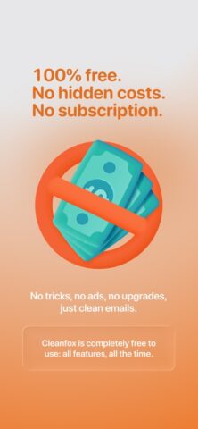 Cleanfox — Email Cleaner для iOS — скриншот 2