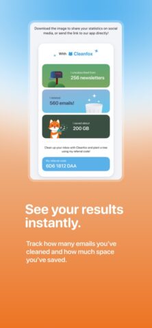 Cleanfox — Email Cleaner для iOS — скриншот 5