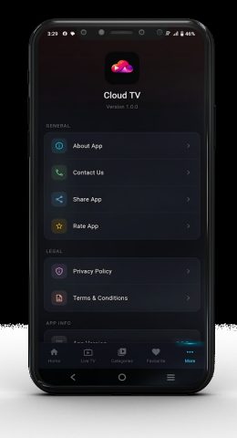Cloud tv app для Android — скриншот 4