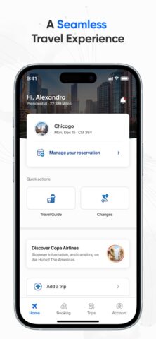 Copa Airlines для iOS — скриншот 1