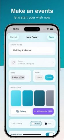 Countdown Day · Widget & Timer для iOS — скриншот 5