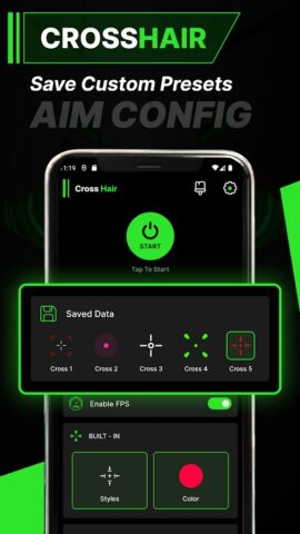 Crosshair Pro — Custom Scope для Android — скриншот 4