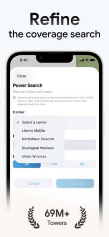 Детектор сигнала сети для iOS — скриншот 2