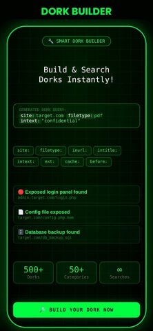 Dorks — Hack для Android — скриншот 4
